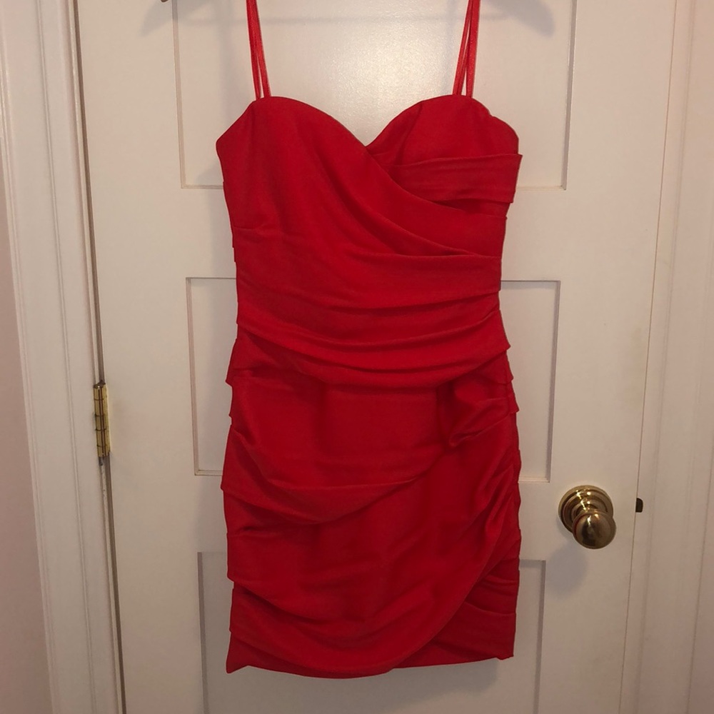 BCBG little red dress